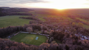 Cricket Club from the air!